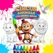Circus Animals Coloring Book