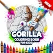 Gorilla Coloring Book for Kids